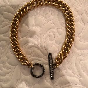 Gold choker necklace